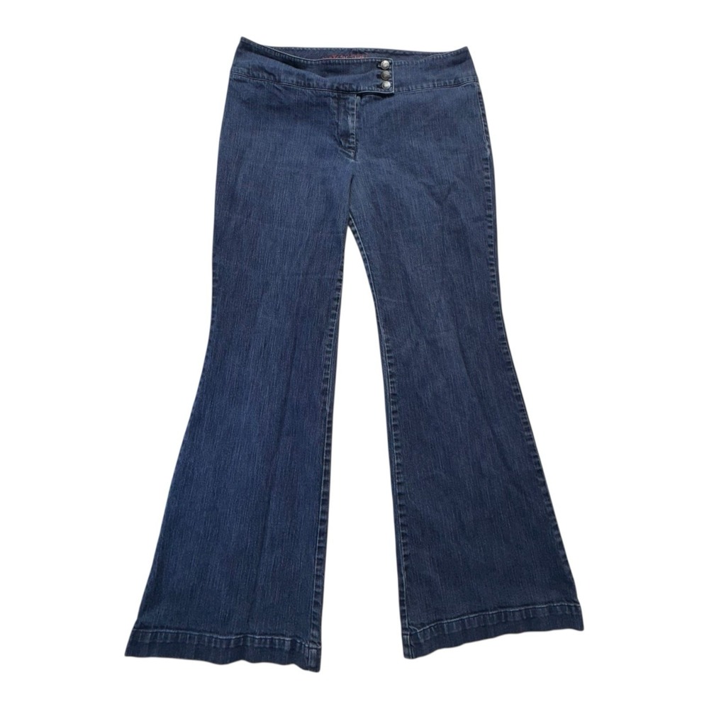 Battery Park Flared Denim Jeans Womens 16 Tall